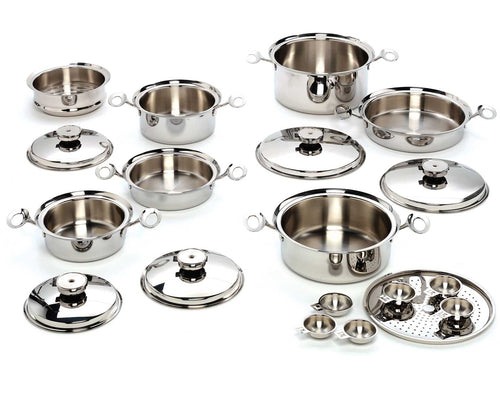 19 Pce. Induction Cookware Set - dinerite.com.au