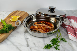 26cm Large Skillet & Cover - dinerite.com.au